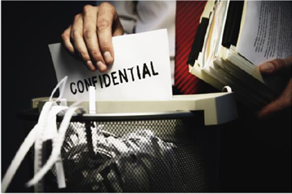 What employee information is considered confidential?